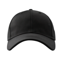 Black baseball cap mockup on Transparent background for versatile fashion and promotional use, Mockup black baseball cap isolated, background png