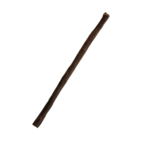 Brown stick placed flat on a white surface showcasing a simple and clean presentation without distractions, Brown stick on a white surface png
