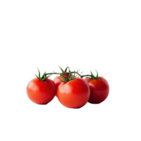 Fresh ripe tomatoes on a Transparent background ideal for culinary use or nutrition presentations, Ripe tomatoes background with background png