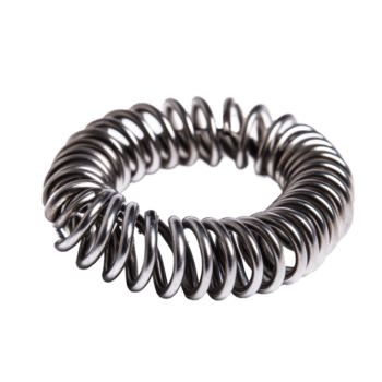 compressione primavera isolato su un' trasparente sfondo in mostra suo bobina design e metallico finire, compressione primavera isolato su sfondo png