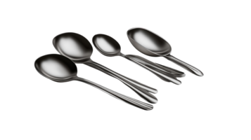 A Comprehensive Set of Measuring Spoons Perfect for Baking and Cooking, featuring Various Sizes for Accurate Ingredient Measurements in Your Kitchen. png