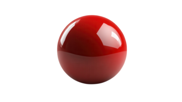 A red ball on a black background png