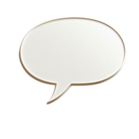 An empty speech bubble template for versatile graphic design projects and communication. png