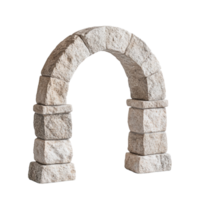 Stone Archway Structure Rustic Gateway Design png