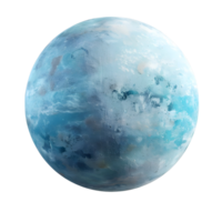 Planet Neptune with Atmospheric Details isolated on transparent background png