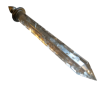 Decorative Sword with Intricate Detailing isolated on transparent background png