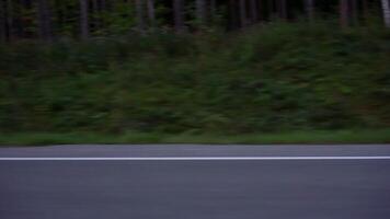 Enjoying a Scenic Highway View That is Surrounded by Beautiful Lush Greenery and Nature video
