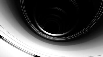 Abstract Circular Patterns Depicted in Black and White Color Schemes for Artistic Effect. Design video
