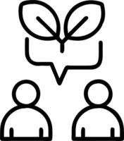 Farmers collaborating on sustainable practices workshop vector