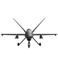 Grey military aircraft with a yellow tip on the tail png