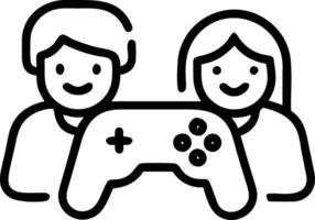 Family playing games together capturing joyful interactions and smiles copy space on left. Set 4 vector