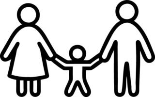 Family taking a walk together in autumn capturing vibrant joy and connection close up with copy space on right. Set 2 vector