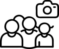 Family taking family portraits with camera capturing smiles and connection glossy background on left. Set 3 vector