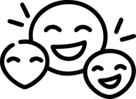 Family sharing a hearty laugh together on a sunny day capturing genuine joy and connection macro close up with copy space on right. Set 6 vector