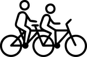 Family taking a bike ride together in the city capturing dynamic joy and active bonding macro close up with copy space on right. vector
