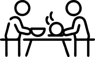 Family making breakfast together in a bright kitchen with a glossy background copy space on top. Set 5 vector