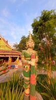 Smooth FPV flight in Buddhist temple In Vang Vieng, Laos video