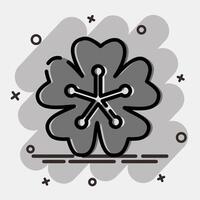Icon sakura. Beautiful flowers elements. Icon in comic style. vector