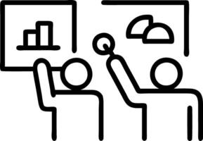 Factory workers using touchscreens to control equipment vector
