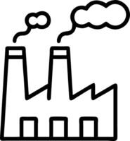 Factory chimneys emitting data streams instead of smoke and copy space vector