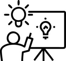 Environment shot of business leaders using interactive whiteboards for innovation with copy space vector