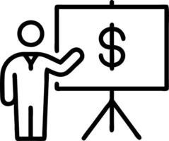 Entrepreneur presenting green finance concept on a glossy whiteboard Set 2 vector