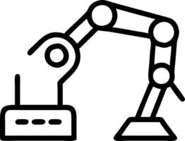 Engineer designing automated material handling system in smart factory vector