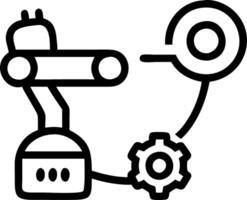 Engineer collaborating with AI for predictive maintenance Set 5 vector