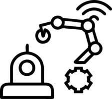 Engineer collaborating with AI for predictive maintenance Set 2 vector