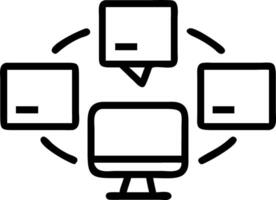 Employee struggling with multiple screens Set 5 vector