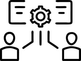 Emergency response team using cyber tools with copy space vector