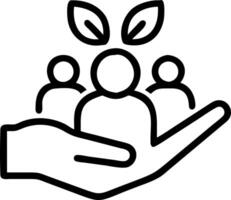 Eco friendly customer service team assisting clients with sustainable practices Set 2 vector