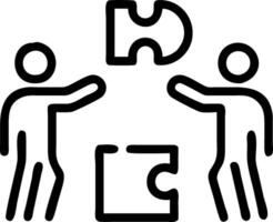 Diverse team solving puzzle with candid expressions in modern office copy space below. Set 2 vector