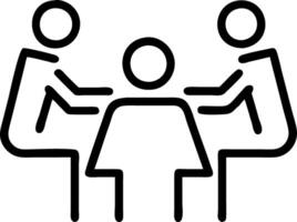 Diverse team collaborating in open office with copy space vector