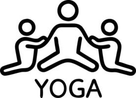 Diverse group practicing yoga in park with copy space vector
