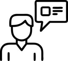 Digital marketing consultant advising clients in a plain office with copy space vector