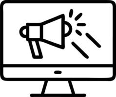 Digital marketer optimizing ads on a plain desktop with copy space vector