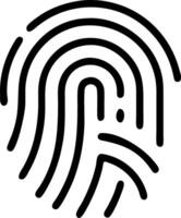 Digital fingerprint over factory background and copy space vector