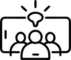 Designers collaborating on a digital tablet bokeh background copy space below. vector