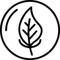 Dark background with a single green leaf icon vector