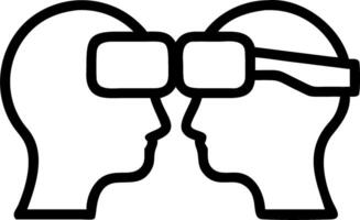 Creative team using VR for virtual collaboration soft abstract background copy space below. vector