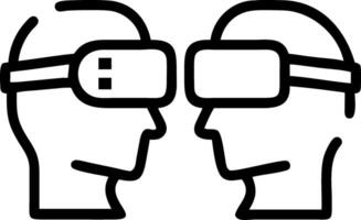 Creative team collaborating on virtual reality projects soft abstract background copy space on left. vector