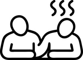 Couple enjoying a relaxing aromatherapy session on glossy background copy space on left Set 2 vector