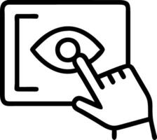 Content creator designing ads on a glossy tablet with copy space vector