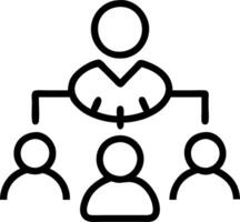 Community Manager Leading Community Project vector