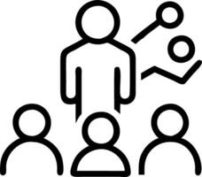 Community Manager Networking Session vector