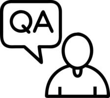 Community Manager Hosting Q A Session vector