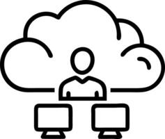 Cloud Consultant Advising Clients in Office Environment Set 2 vector