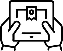 Close up portrait of logistics coordinator managing shipments on tablet Set 7 vector