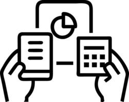 Close up portrait of logistics manager with financial documents Set 2 vector